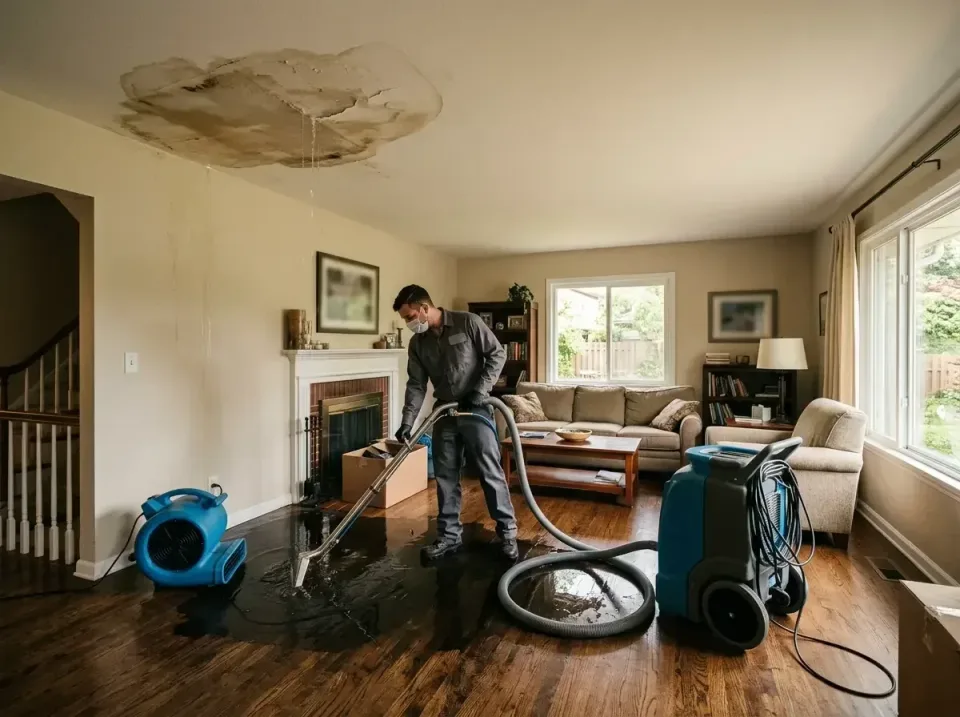 attic-pipe-burst-ceiling-drip-008 — frequently asked questions, Water Damage Restoration & Carpet Care in Philadelphia, PA